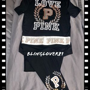 ✨EXTREMELY RARE✨ VS PINK LARGE LIMITED EDITION OMBRE BLING SET